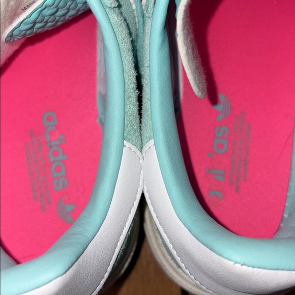 Adidas Women's GAZELLE BOLD 'FLASH AQUA LUCID PINK' - Picture 12 of 17